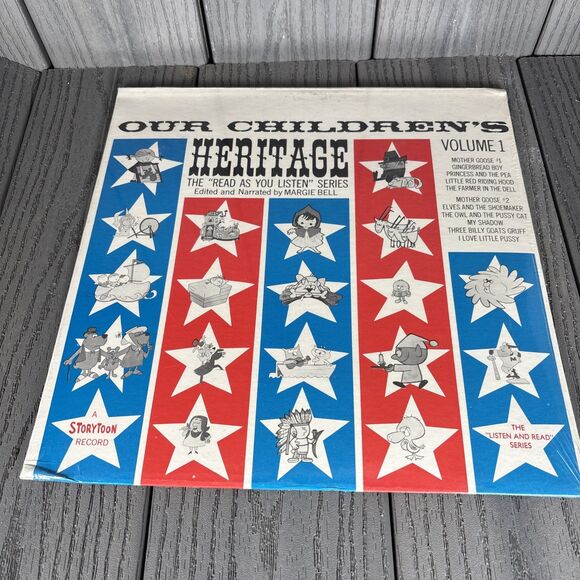 MARGIE BELL Our Children's Heritage 1963 Vinyl LP  Storytoon - Volume 1 - Sealed - Picture 1 of 4